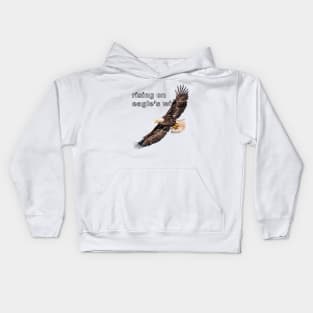 Rising on Eagle's Wings Kids Hoodie